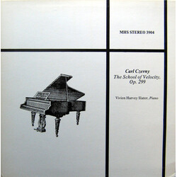 Vivien Harvey Slater Carl Czerny: The School Of Velocity, Op.299 Vinyl LP USED
