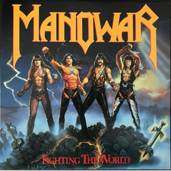 Manowar Fighting The World Vinyl LP USED