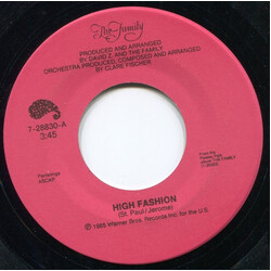 The Family (2) High Fashion USED VINYL 7INCH SINGLE