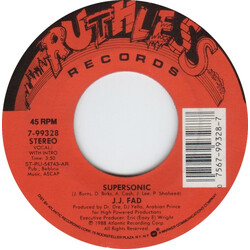 J.J. Fad Supersonic USED VINYL 7INCH 45 RPM SINGLE STYRENE STEREO