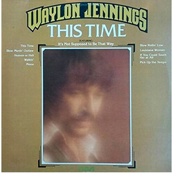 Waylon Jennings This Time Vinyl LP USED