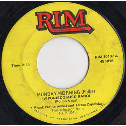 Frank Wojnarowski / Teresa Zapolska Monday Morning (Polka) Vinyl 7" USED