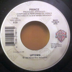 Prince Uptown / Controversy USED VINYL 7INCH 45 RPM