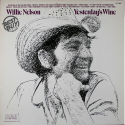 Willie Nelson Yesterday's Wine Vinyl LP USED