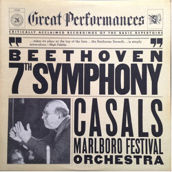 Ludwig van Beethoven / Pablo Casals / Marlboro Festival Orchestra Beethoven: Symphony No. 7 Vinyl LP USED