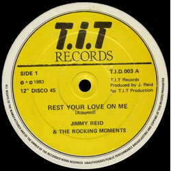 Jimmy Reid / The Rocking Moments Rest Your Love On Me USED VINYL 12INCH 45 RPM