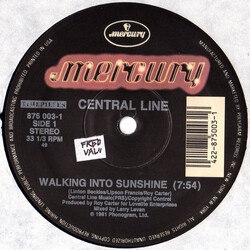 Central Line Walking Into Sunshine / You've Said Enough USED VINYL 12INCH 33 S RPM