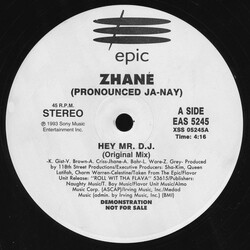 Zhané Hey Mr. D.J. USED VINYL 12INCH 45 RPM PROMO STEREO