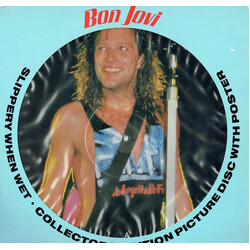 Bon Jovi Slippery When Wet Vinyl LP USED