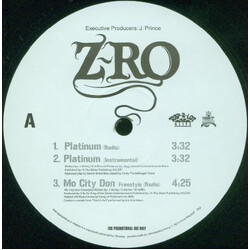 Z-Ro Platinum / Mo City Don / From The South USED VINYL 12INCH 33 S RPM PROMO