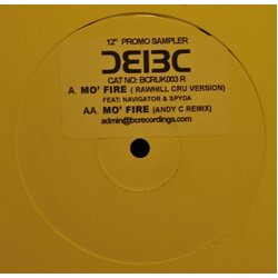 Rawhill Cru Mo' Fire USED VINYL 12INCH WHITE LABEL PROMO 45 RPM