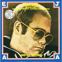 Elton John Island Girl / Saturday Night's Alright (For Fighting) Vinyl 7" USED