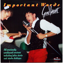 Gene Vincent Important Words Vinyl LP USED