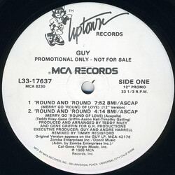 Guy Round And Round (Merry Go Round Of Love) USED VINYL 12INCH 33 S RPM PROMO