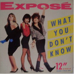 Exposé What You Don't Know USED VINYL 12INCH 33 S RPM