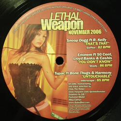 Various Lethal Weapon November 2006 USED VINYL 12INCH