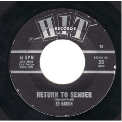 Ed Hardin / Sandy Carmichael Return To Sender / Don't Go Near The Indians Vinyl 7" USED