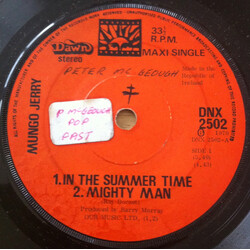 Mungo Jerry In The Summertime / Mighty Man / Dust Pneumonia Blues USED VINYL 7INCH EP MAXI-SINGLE