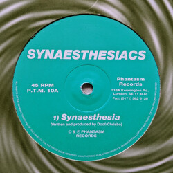 Synaesthesiacs Synaesthesia / Synaesthesia (Hallucinogen Remix) / Channel 9 VINYL 12" USED
