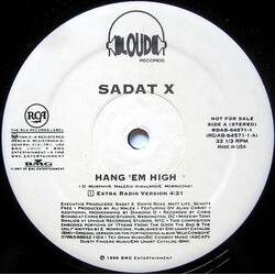 Sadat X Hang 'Em High USED VINYL 12INCH 33 S RPM PROMO