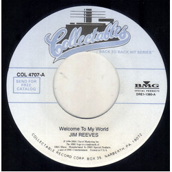 Jim Reeves Welcome To My World / I Guess I'm Crazy USED VINYL 7INCH 45 RPM SINGLE