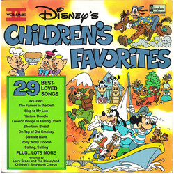 Larry Groce / The Disneyland Children's Sing-Along Chorus Disney's Children's Favorites Volume II Vinyl LP USED