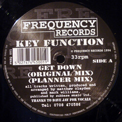 Key Function Get Down USED VINYL 12INCH 33 S RPM