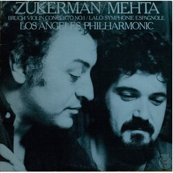 Pinchas Zukerman / Zubin Mehta / Los Angeles Philharmonic Orchestra / Max Bruch / Édouard Lalo Violin Concerto No. 1 / Symphonie Espagnole Vinyl LP US
