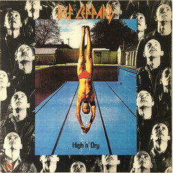 Def Leppard High 'N' Dry Vinyl LP USED