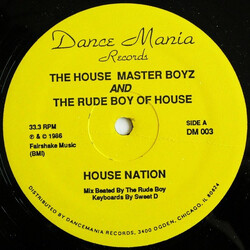 The Housemaster Boyz / The Rude Boy Of House House Nation VINYL 12" USED