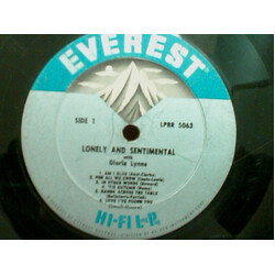 Gloria Lynne Lonely And Sentimental Vinyl LP USED