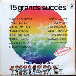 Various 15 Grands Succès: Il y A 10 Ans Que Je T'aime Vinyl LP USED