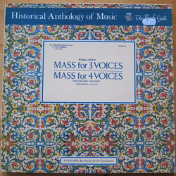 William Byrd / Deller Consort / Alfred Deller Mass For Three Voices • Mass For Four Voices Vinyl LP USED