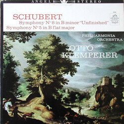 Franz Schubert / Otto Klemperer / Philharmonia Orchestra "Unfinished" Symphony; Symphony No. 5 In B Flat Major Vinyl LP USED