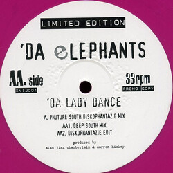 Da Elephants Volume 1 - Da Lady Dance USED VINYL 12INCH LIMITED EDITION