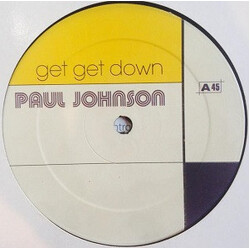 Paul Johnson Get Get Down USED VINYL 12INCH
