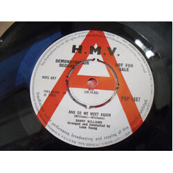 Danny Williams And So We Meet Again USED VINYL 7INCH 45 RPM SINGLE PROMO