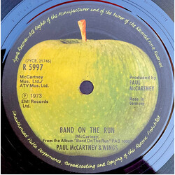 Paul McCartney & Wings Band On The Run USED VINYL 7INCH 45 RPM SINGLE
