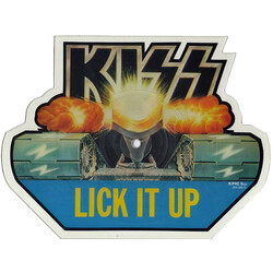 Kiss Lick It Up USED VINYL 7INCH 45 RPM SHAPE SINGLE PICTURE DISC STEREO
