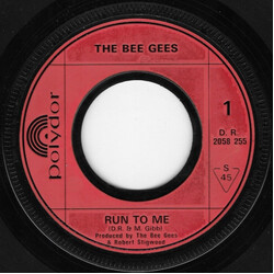 Bee Gees Run To Me / Road To Alaska USED VINYL 7INCH 45 RPM SINGLE STEREO