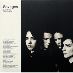 Savages (2) Silence Yourself Vinyl LP USED