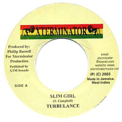 Turbulence (4) Slim Girl USED VINYL 7INCH 45 RPM