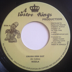 Sizzla / Mabrakat Crush Dem Out / Oh My My My USED VINYL 7INCH 45 RPM