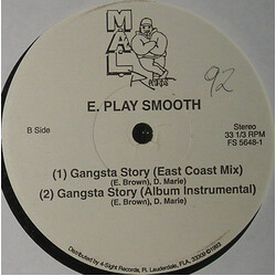 E. Play Smooth Gangsta Story USED VINYL 12INCH 33 S RPM