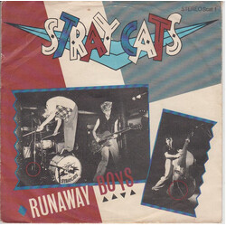Stray Cats Runaway Boys VINYL 7" USED