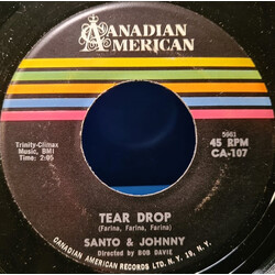 Santo & Johnny Tear Drop / The Long Walk Home USED VINYL 7INCH 45 RPM SINGLE