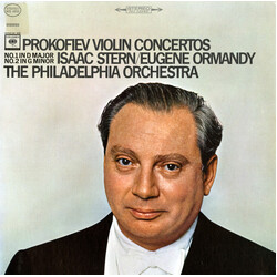 Sergei Prokofiev / Isaac Stern / Eugene Ormandy / The Philadelphia Orchestra Violin Concertos (No. 1 In D Major No. 2 In G Minor) Vinyl LP USED
