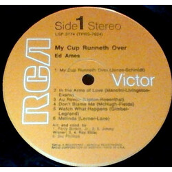Ed Ames My Cup Runneth Over Vinyl LP USED