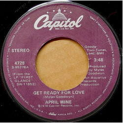 April Wine Get Ready For Love USED VINYL 7INCH 45 RPM SINGLE