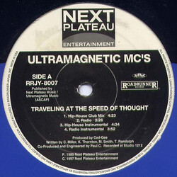 Ultramagnetic MC's Traveling At The Speed Of Thought / A Chorus Line VINYL 12" USED